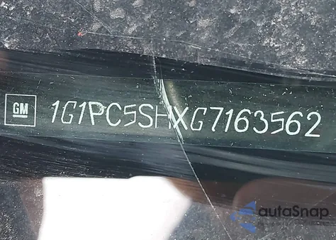 2016 Chevrolet Cruze Limited Ls Auto из США, поврежденный, VIN 1G1PC5SHXG7163562